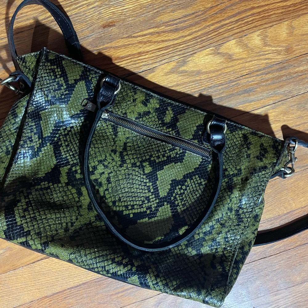 Patricia Nash Snake Print Handbag